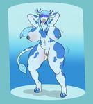  anthro big_breasts bovine breasts cattle female huge_breasts mammal nipples nude pussy solo strikeanywhere wide_hips 