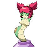  2016 animated anthro breasts dancing eyes_closed female hair lamia pigtails red_hair reptile scalie shantae_(series) snake solo tuki zedrin 