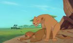  age_difference alorix blush daughter disney feline female female/female feral feral_on_feral fur incest lion mammal mother nala parent sarafina tan_fur text the_lion_king 