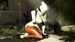  3d_(artwork) after_masturbation armor breasts clothing cum cybernetics cyborg dickgirl digital_media_(artwork) footwear haydee helmet high_heels humanoid intersex machine mask mrflaptastic not_furry penis robot shoes solo source_filmmaker video_games 