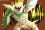  abs anthro balls chesnaught erection foreshortening front_view lens_flare looking_at_viewer male mammal muscular naughty_face nintendo nipples pecs penis pok&eacute;mon reaching_towards_viewer selfie shell signature solo syntex video_games 