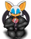  absurd_res anthro balls bat big_breasts breasts bulge canine clothing digitaldomain123 duo erection erection_under_clothes female fingerjob fox hi_res huge_breasts kiss_mark male mammal miles_prower penis rouge_the_bat rubber sex size_difference sonic_(series) teasing 