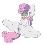  alpha_channel anus blush clitoris cub embarrassed equine female friendship_is_magic green_eyes hair horn mammal mr_rottson multicolored_hair my_little_pony navel pussy solo sweetie_belle_(mlp) unicorn young 
