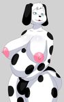  anthro areola big_breasts breasts canine dalmatian denizen1414 dog erect_nipples female huge_breasts mammal nipples nude overweight solo 
