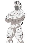  2016 abs balls biceps equine invalid_tag kartos male mammal muscular muscular_male navel nude pecs penis simple_background stripes zebra 