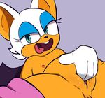  anthro anus bat cub flat_chested intest looking_at_viewer mammal masturbation nipples presenting pussy pussy_juice rouge_the_bat simple_background sonic_(series) tongue young 