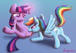  2016 cunnilingus cutie_mark equine female female/female friendship_is_magic furgazmo hair horn horse mammal multicolored_hair my_little_pony nude oral pony pussy rainbow_dash_(mlp) sex simple_background tongue twilight_sparkle_(mlp) unicorn vaginal wings 