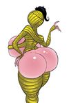  2016 big_breasts big_butt black_hair breasts butt clothed clothing daredemon7000 female hair huge_breasts huge_butt mira_(daredemon7000) mummy skimpy solo undead 