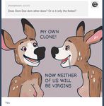  &lt;3 &lt;3_eyes 2016 anon anthro ask_blog bdsm breasts brown_fur cervine deer dialogue dom_doe drooling duo english_text female fur humor mammal meme newd nipples nude open_mouth saliva simple_background smile teeth text tumblr 