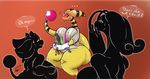  2016 ampharos anthro bantar2 big_breasts blush breasts clothing female feral goodra miltank nintendo overweight pok&eacute;mon simple_background video_games 