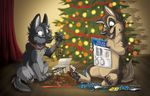  canine christmas conditional_dnp cub dog german_shepherd gift holidays mammal muzzle_(object) police schnolf tani_da_real young 