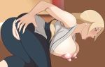  1girl ass banned_artist blonde_hair breasts cyberunique huge_breasts large_breasts long_hair naruto_(series) naruto_shippuuden nipples pussy tsunade uncensored 