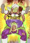  1boy 1girl ahegao anal ass bike_shorts blush breasts broly chirai cum cum_in_ass cum_inside defeated dragon_ball dragon_ball_super dragon_ball_super_broly fucked_silly full_nelson green_skin happy_sex hetero huge_penis muscle nipples orgasm penis purple_eyes pussy saliva short_hair smile sol_goodguy spread_legs tears tongue tongue_out torn_bike_shorts torn_clothes uncensored white_hair 