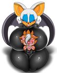  absurd_res anthro bat big_breasts breasts bulge canine clothing digitaldomain123 duo erection female fingerjob fox handjob hi_res huge_breasts kiss_mark lipstick makeup male mammal penis rouge_the_bat rubber sex size_difference sonic_(series) 