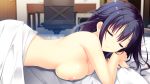  bed black_hair breasts chuablesoft game_cg goshogawara_yuuki k-ko long_hair nipples watashi_ga_suki_nara_&quot;suki&quot;_tte_itte! 