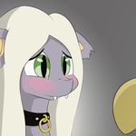  animated bat_pony blush equine fan_character fangs green_eyes mammal my_little_pony n0nnny slit_pupils teeth 