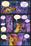  alorix comic duo equestria_girls equine feathered_wings feathers female feral friendship_is_magic hair horn hug magic mammal my_little_pony purple_hair purple_wings red_hair search_for_twilight sunset_shimmer_(eg) twilight_sparkle_(mlp) unicorn unicorn_horn winged_unicorn wings 