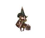  bag book boots freckles full_body granblue_fantasy harvin hat male_focus minaba_hideo norcel official_art orange_eyes orange_hair pointy_ears solo transparent_background wizard_hat 