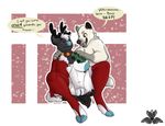  annoyed antlers bear big_breasts breasts cervine christmas clothing collar deer female happy holidays hooves horn legwear magpiehyena magpiehyena_(character) male mammal playing polar_bear pussy reindeer slightly_chubby text thigh_highs toy 