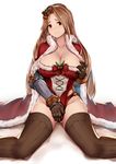  catalina_(granblue_fantasy) christmas cleavage granblue_fantasy leotard pak_ce thighhighs 