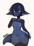  anthro big_butt blue_eyes breasts butt clothing coloured_flesh dragon female glowing glowing_flesh hair hi_res kanel legwear mammal pussy scalie simple_background smolder solo 