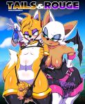  anthro bat canine clothed clothing condom crossdressing cum dildo domination dragoon-rekka duo eyelashes female female_domination fox girly gloves humanoid_penis male mammal miles_prower multi_penis penis rouge_the_bat sex_toy sonic_(series) strapon tongue uncut vein wings 