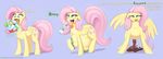  2016 augustbebel blush cutie_mark dialogue digestion duo english_text equine eyewear fan_character feathered_wings feathers feces female feral fluttershy_(mlp) friendship_is_magic goggles hair hi_res hooves horn long_hair mammal my_little_pony open_mouth pegasus restrained scat text tongue tongue_out unicorn vore wings 