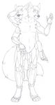  burezfolf cybernetics cyborg digitigrade machine male multi_arm multi_head multi_limb multi_tail robotics shadowpelt simple_background 