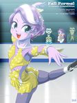  2boys 3girls blue_eyes diamond_tiara earrings filthy_rich hair_bun hair_clip happy ice_skates ice_skating multiple_boys multiple_girls my_little_pony my_little_pony_equestria_girls my_little_pony_friendship_is_magic nightjar open_mouth personification pink_hair pink_skin spoiled_rich tagme two-tone_hair uotapo zippoorwhill 