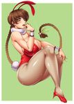  1girl ameoto breasts christmas dead_or_alive huge_breasts kasumi_(doa) solo 