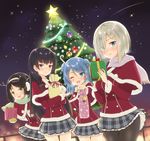  christmas hamakaze_(kancolle) isokaze_(kancolle) kantai_collection pantyhose urakaze_(kancolle) 