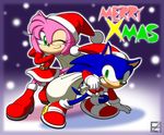 2016 amy_rose anthro christmas duo eamze english_text female hedgehog holidays male mammal sonic_(series) sonic_the_hedgehog text video_games 