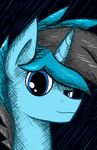  blue_eyes blue_hair equine fan_character flamevulture17 grey_hair hair horn looking_at_viewer mammal my_little_pony smile unicorn 