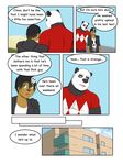  anthro bear cat comic feline garret mammal panda rain-yatsu seattle_fur tim_(rain-yatsu) 