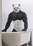  abs bear biceps fur garret male mammal muscular panda pecs rain-yatsu seattle_fur 