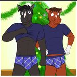  building christmas clothing equine father fuze holidays horse mammal parent plad son tree underwear 