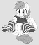 christmas clothed clothing cute equine female feral friendship_is_magic hair holidays legwear looking_at_viewer mammal my_little_pony pabbley pegasus rainbow_dash_(mlp) smile solo stockings tongue tongue_out wide_eyed wings 