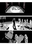  actor_connection comic crossover greyscale ip_man_(movie) mado_(mukade_tou) male_focus monochrome multiple_boys parody star_wars stormtrooper 