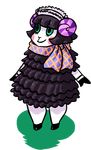  2016 alpha_channel animal_crossing anthro caprine clothed clothing female horn inkyfrog mammal muffy_(animal_crossing) nintendo rosy_cheeks scarf sheep simple_background smile solo transparent_background video_games wool 