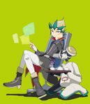  1boy blue_hair orbital tenjo_kaito yu-gi-oh! yuu-gi-ou_zexal 