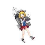  :d anchor black_legwear blonde_hair blue_eyes braid cannon e_neko full_body gearing_(zhan_jian_shao_nyu) hair_over_shoulder hat heart holding holding_weapon ladder long_sleeves looking_at_viewer machinery official_art open_mouth pleated_skirt red_skirt rigging shirt shoes skirt smile smokestack socks solo star star-shaped_pupils symbol-shaped_pupils torpedo transparent_background turret walking weapon white_footwear white_hat white_shirt zhan_jian_shao_nyu 