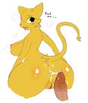  anthro big_breasts blush breasts butt cum cum_on_butt dialogu english_ext erection feline female fur katia_managan khajiit looking_back male male/female mammal nipples nude oblivion penis prequel pussy saliva sepiruth text the_elder_scrolls tongue tongue_out video_games webcomic yellow_fur 