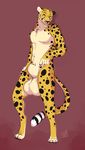  animal_genitalia anthro balls big_balls feline huffpup huge_balls hyper hyper_balls looking_at_viewer male mammal nude sheath solo standing tongue tongue_out 