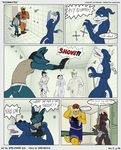  bowser_jr comic crossover digimon leomon lucario pokemon spelunker_sal super_mario_bros. 