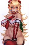  &lt;3 &lt;3_eyes alternate_species animal_humanoid big_breasts blonde_hair blue_eyes bowser bowsette_meme breasts clothing collar crossgender female garter_belt garter_straps gtunver hair horn humanoid humanoidized koopa legwear long_hair mario_bros nintendo open_mouth panties pasties pubes scalie slightly_chubby solo super_crown thigh_highs underwear video_games 