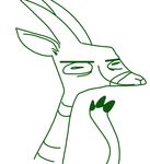  2016 antelope anthro horn looking_at_viewer male mammal simple_background smile solo the_weaver the_weaver_(character) white_background 