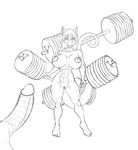  2016 abs android big_breasts breasts disembodied_penis dragon female invalid_tag libra-11 machine male monochrome muscular muscular_female nipples nude penis pussy robot scalie sketch solo weights 