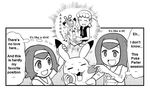  comic eureka_(pokemon) gouguru ho_(pokemon) monochrome pokemon sui_(pokemon) translated 