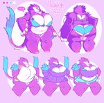  anthro big_breasts bra breasts clothing feline female huge_breasts lion looking_at_viewer mammal model_sheet obese overweight panties skymachine smile solo standing underwear 