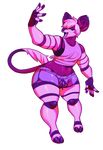  anthro bulge clothed clothing crossdressing equine hybrid male mammal overweight skymachine solo standing thick_thighs tight_clothing wide_hips zebra 
